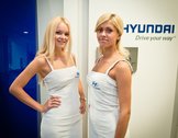 модели на презентации Hyundai